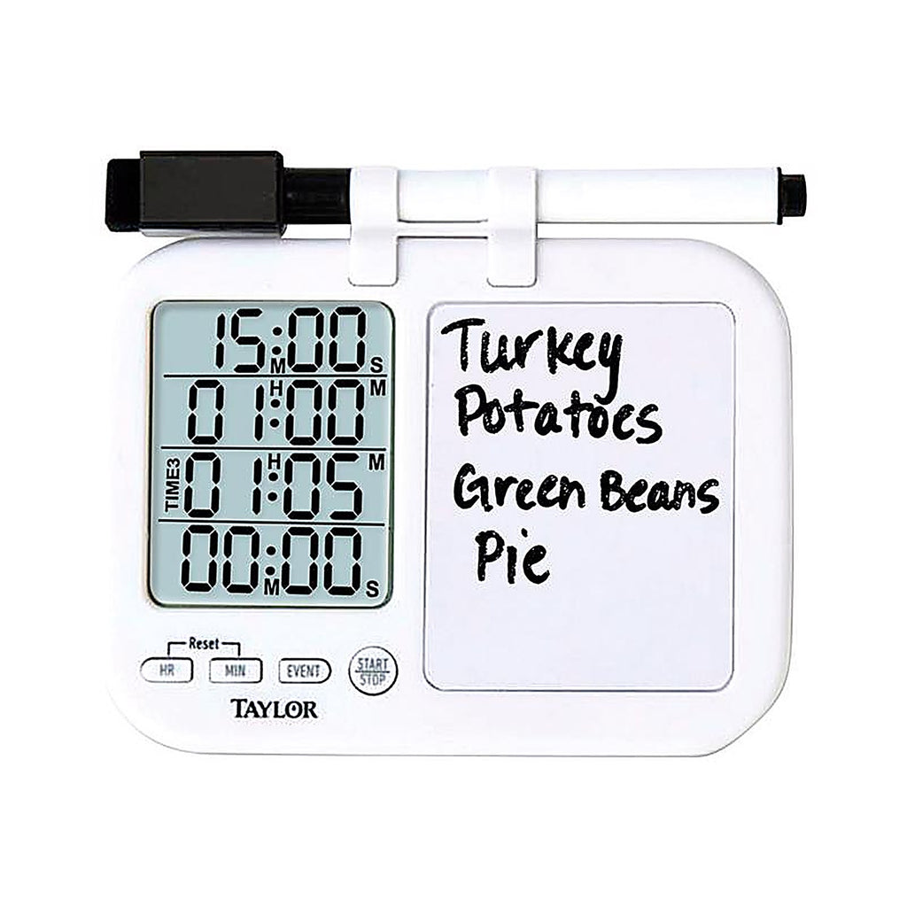 Taylor 5849 Digital Plastic Timer with Whiteboard