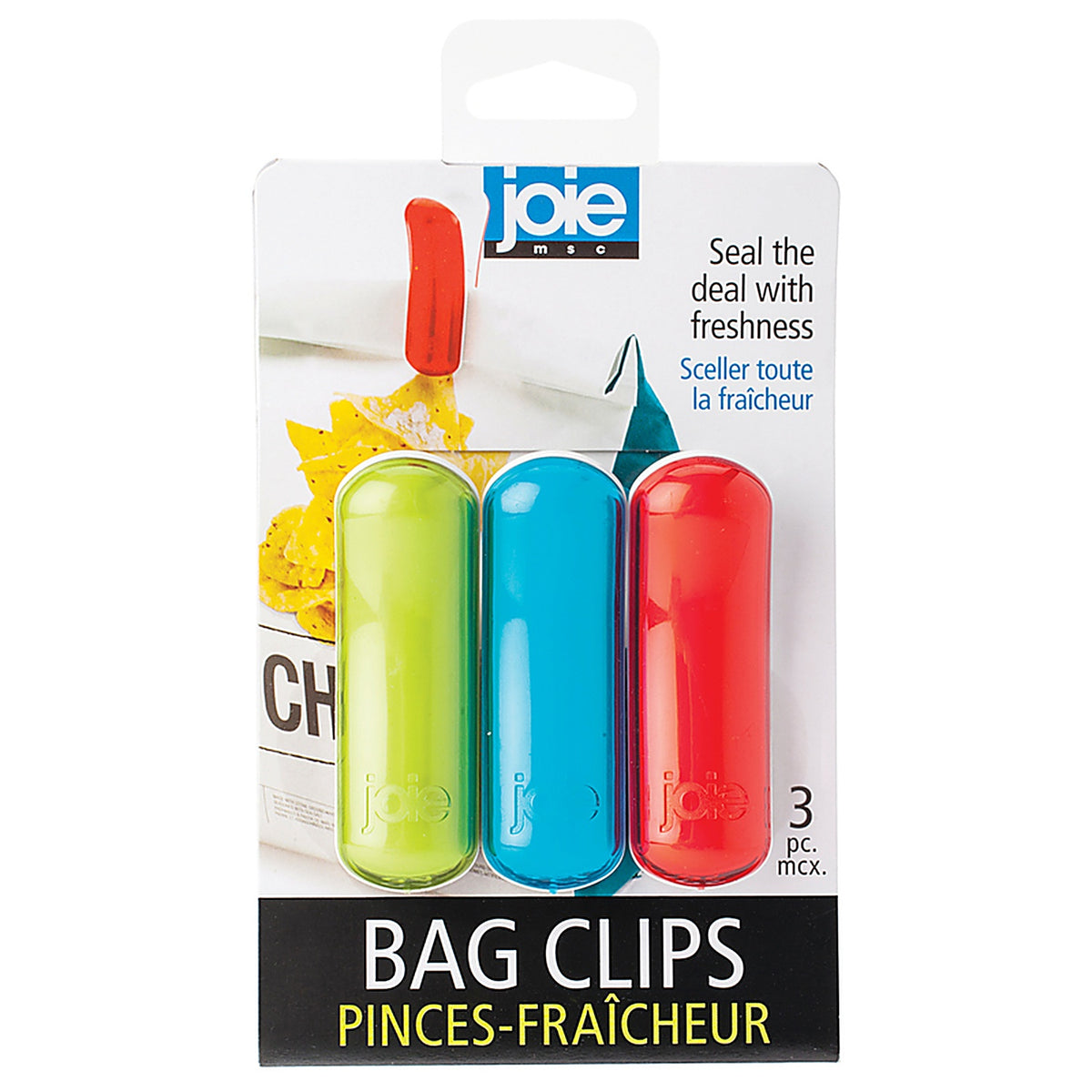 Joie 26569 Assorted Plastic Bag Clips