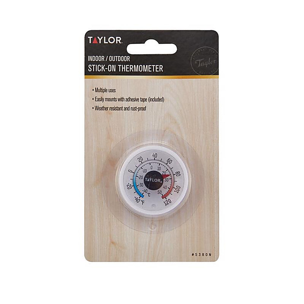 Taylor 5380N Dial Thermometer Plastic White