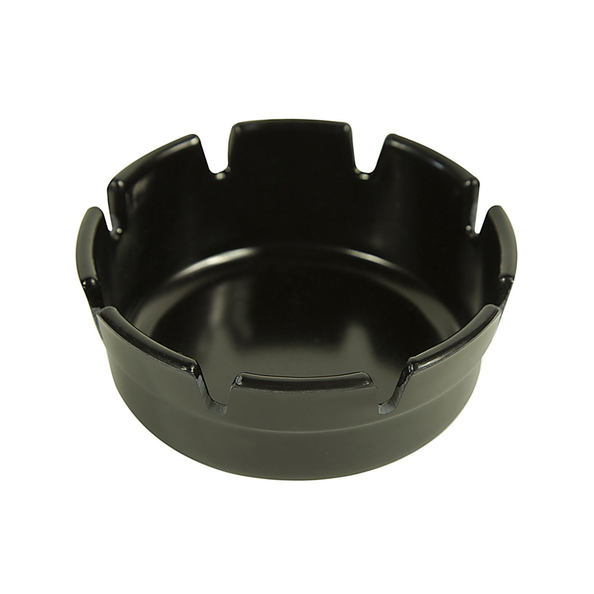 Fox Run 6120 Black Melamine Ashtray