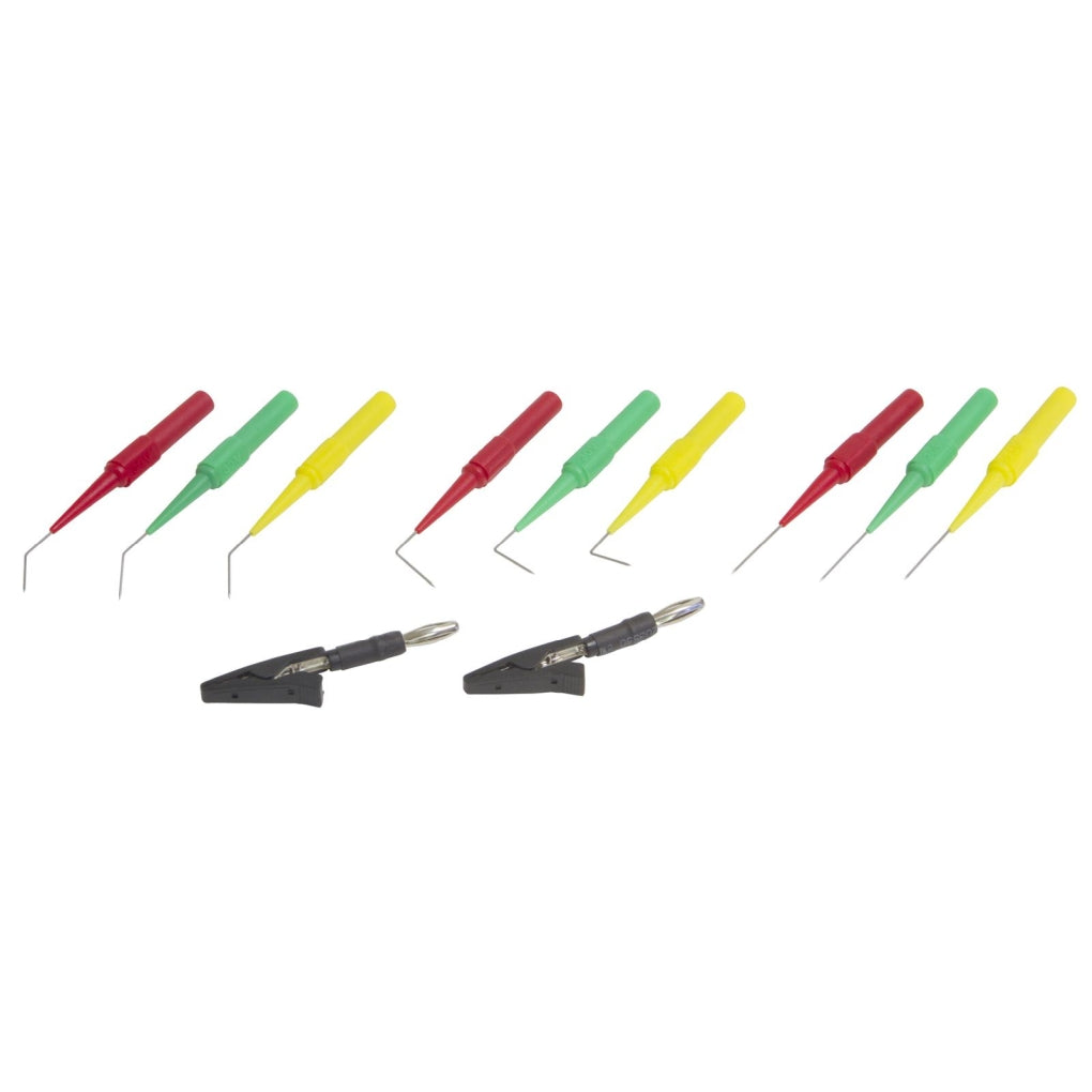Lisle 64750 11 Pc. Back Probe Pins and Alligator Clips Set