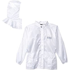 E-Z Mix 64850W Lab Coat with Detachable Hood- XL