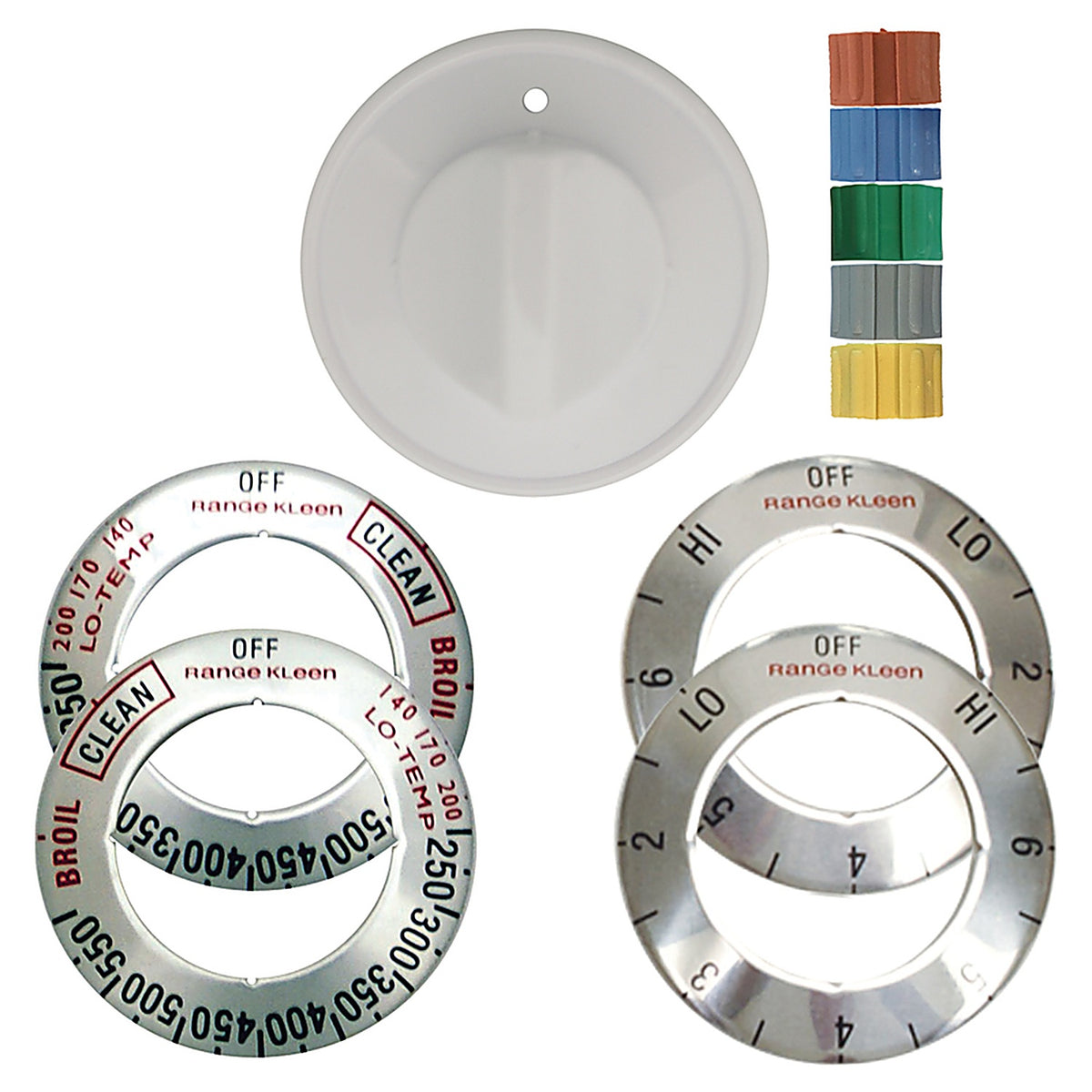 Range Kleen 8131 Plastic Replacement Knob Kit