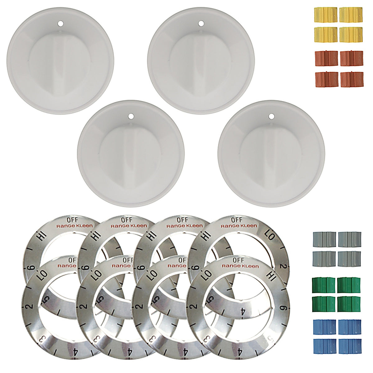 Range Kleen 8134 Plastic Replacement Knob Kit