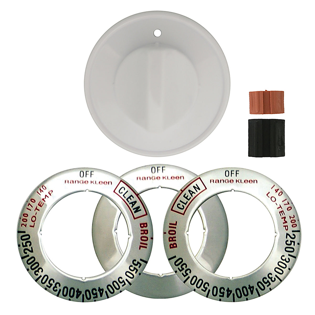 Range Kleen 8231 Plastic Replacement Knob Kit