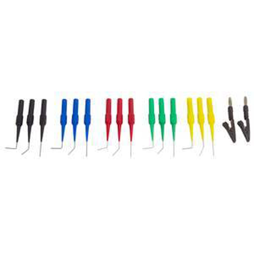Lisle 64900 17 Pc. Back Probe Pins and Alligator Clips Set