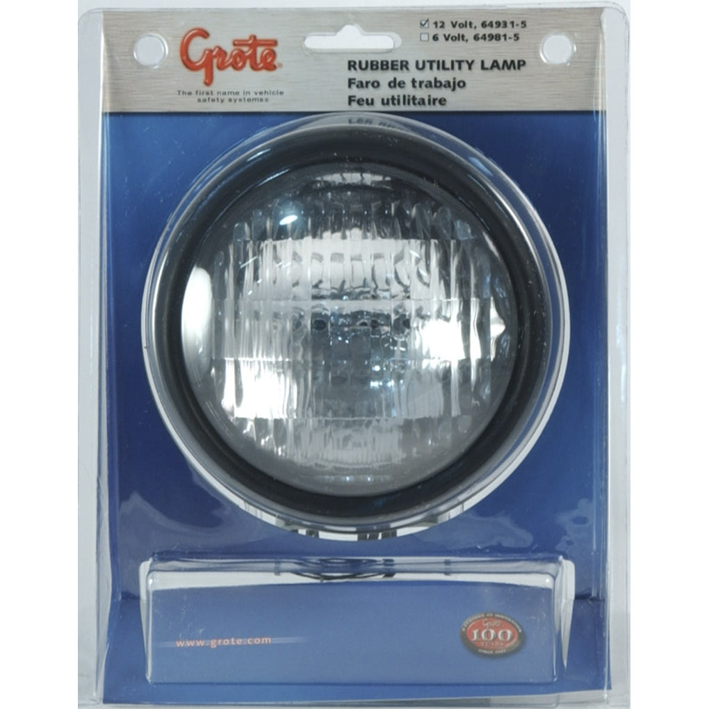 Grote 64931-5 Par 36 Rubber Tractor and Utility Lamp