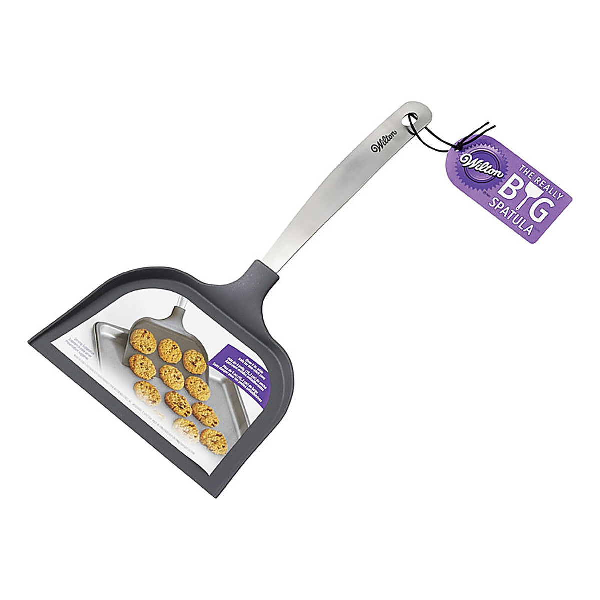Wilton 191007558 Gray/Silver Metal/Plastic The Really Big Spatula