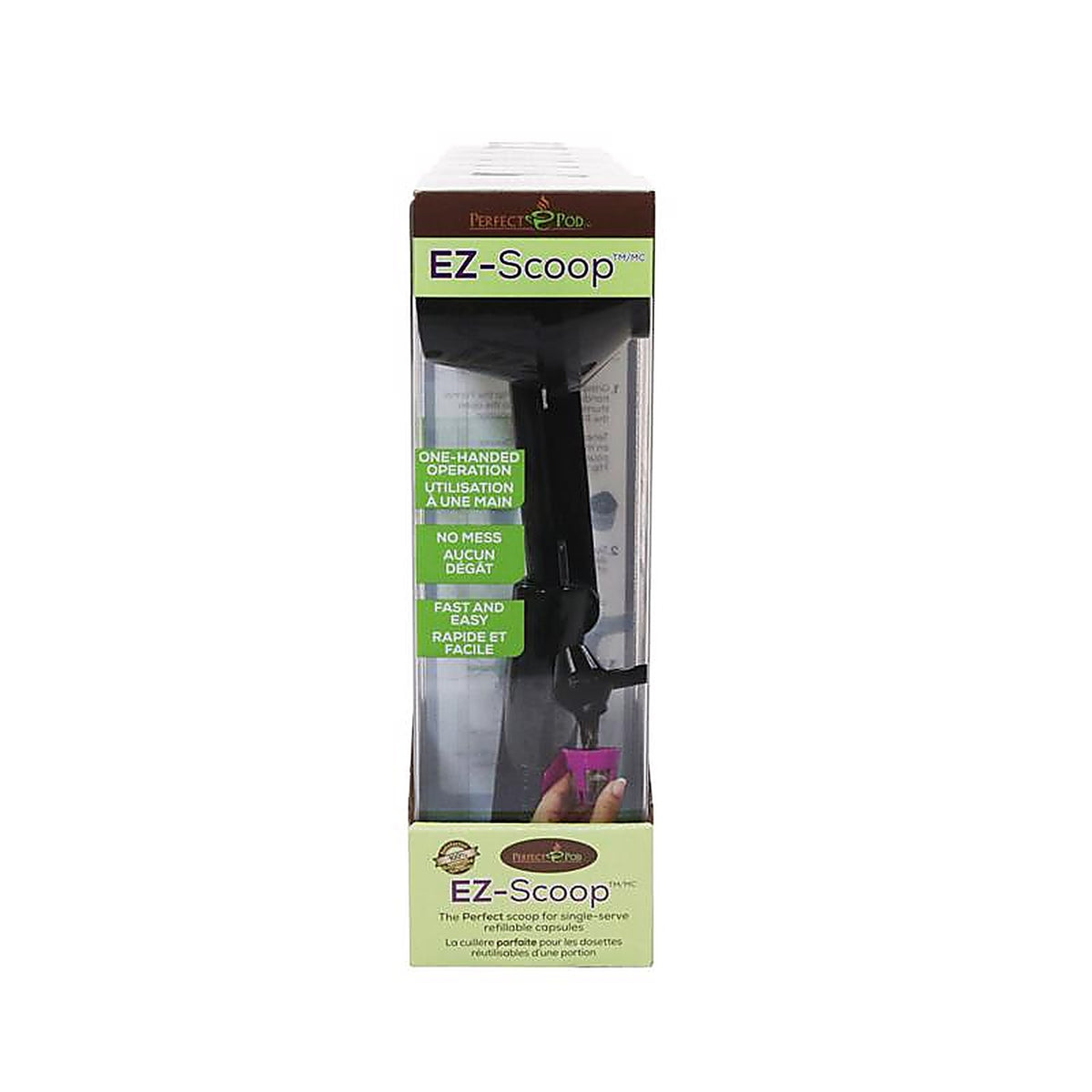 Perfect Pod - A03020 - Ez-Scoop Black Plastic Scoop/Funnel
