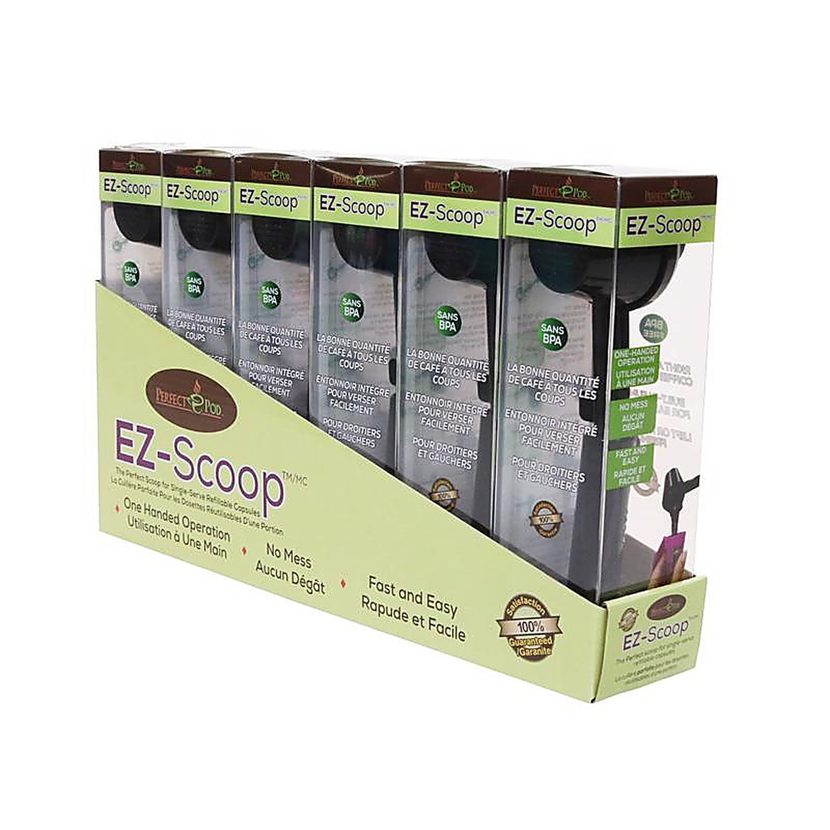 Perfect Pod - A03020 - Ez-Scoop Black Plastic Scoop/Funnel