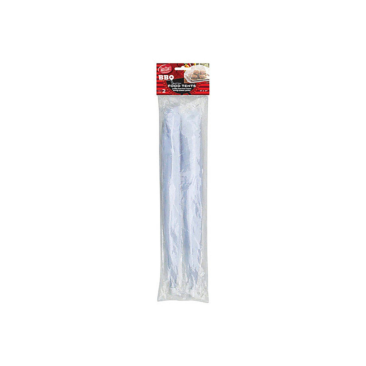 Tablecraft BBQT17 BBQ 17 in. W x 17 in. L Clear Mesh Food Tent
