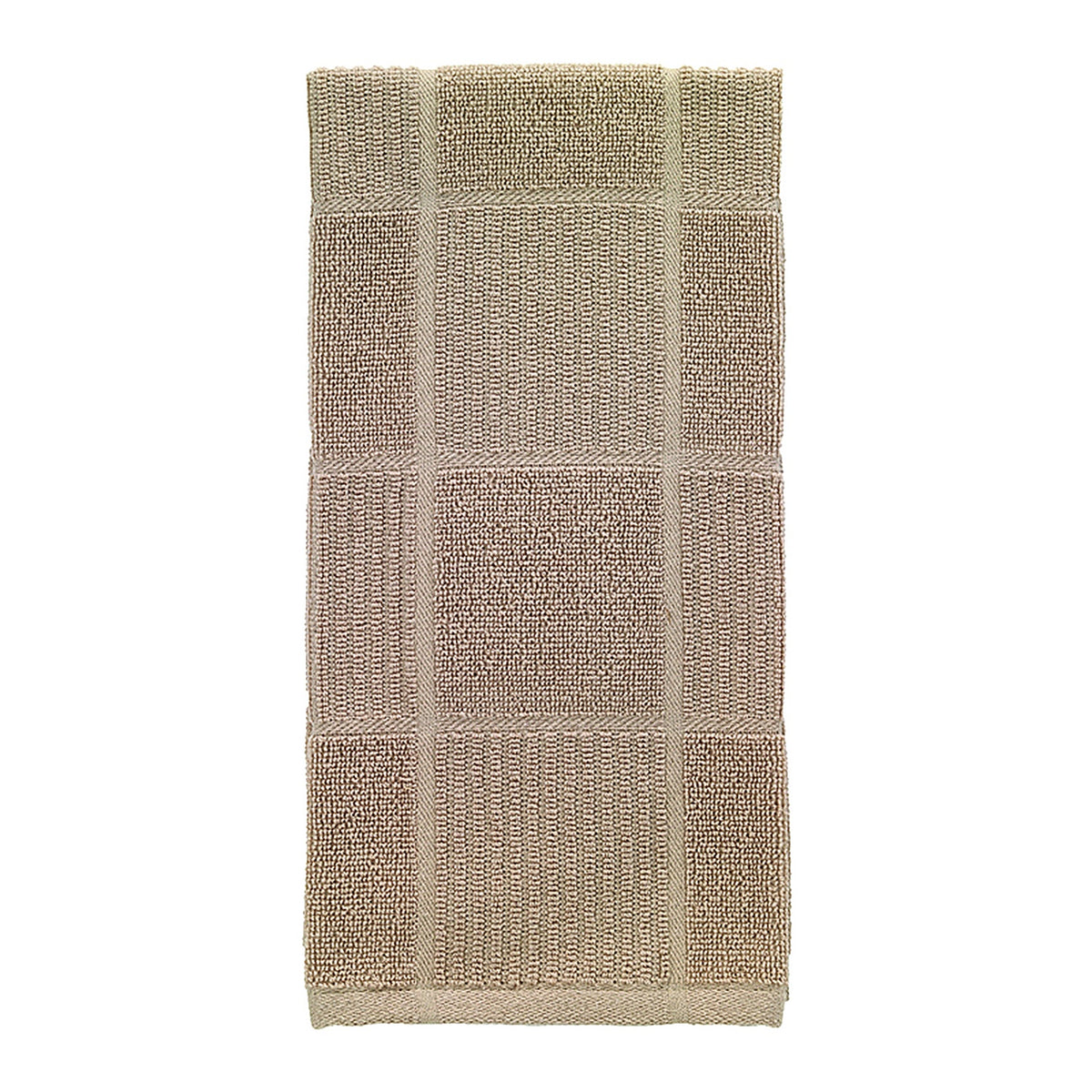 T-Fal 10959 Sand Cotton Checked Parquet Kitchen Towel 1/Pack