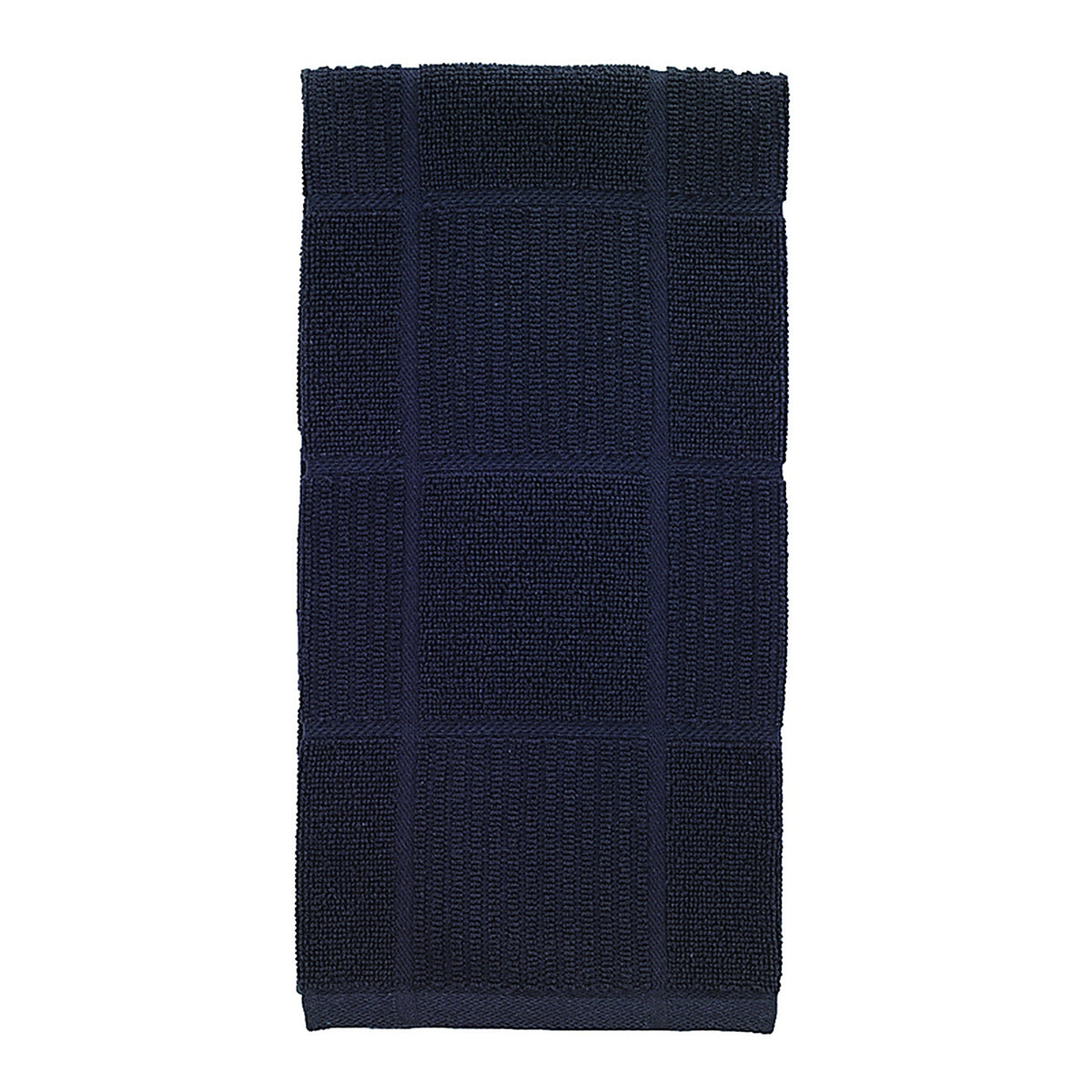T-Fal 10953 Charcoal Cotton Checked Parquet Kitchen Towel 1/Pack