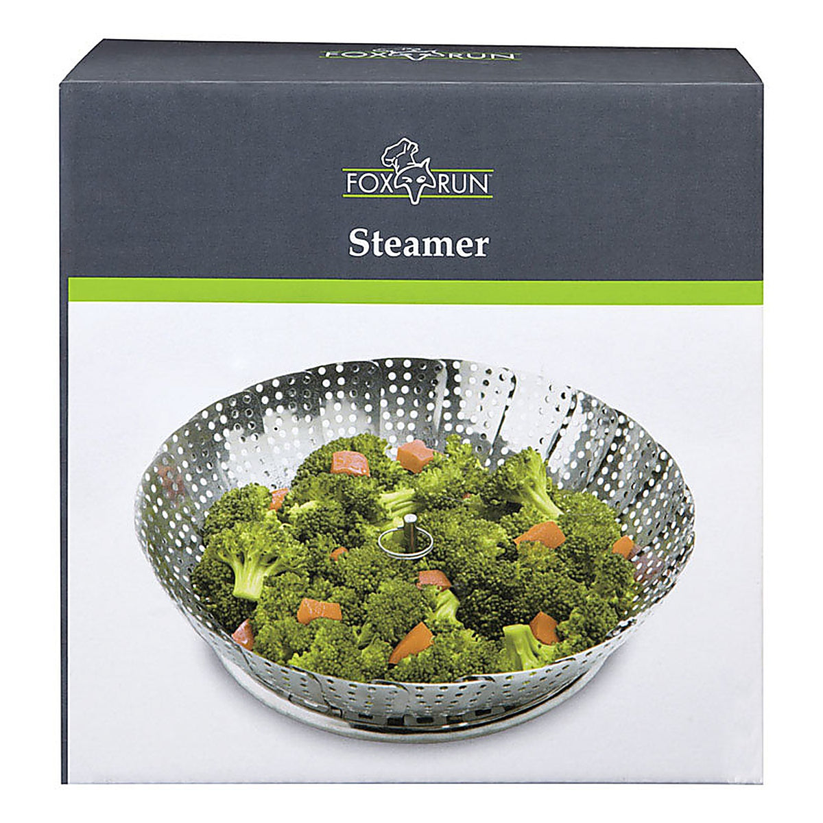 Fox Run 5591 11 in. W x 18-7/16 in. L Silver Stainless Steel Steamer Basket