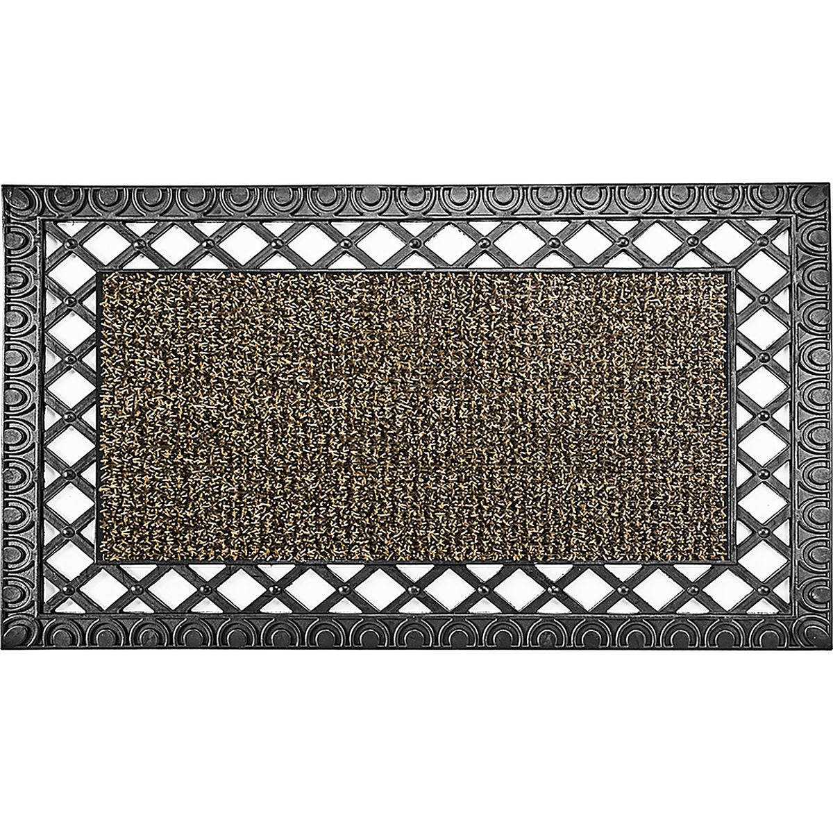 Grassworx 10376405 French Quarter Style 30 in. L x 18 in. W Sandbar Nonslip Door Mat