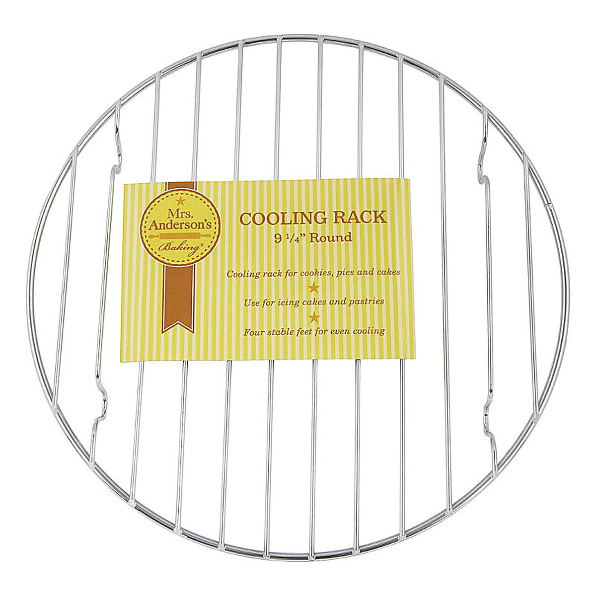Harold Import 43192 9-1/4 in. W x 9-1/4 in. L Cooling Rack Silver