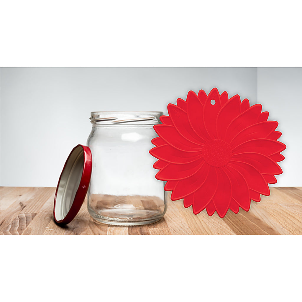 Harold Import 7036 Brands that Cook Red Rubber Manual Bottle/Can Opener