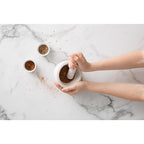 Chefn 103-988-354 White/Gray Silicone Mortar and Pestle