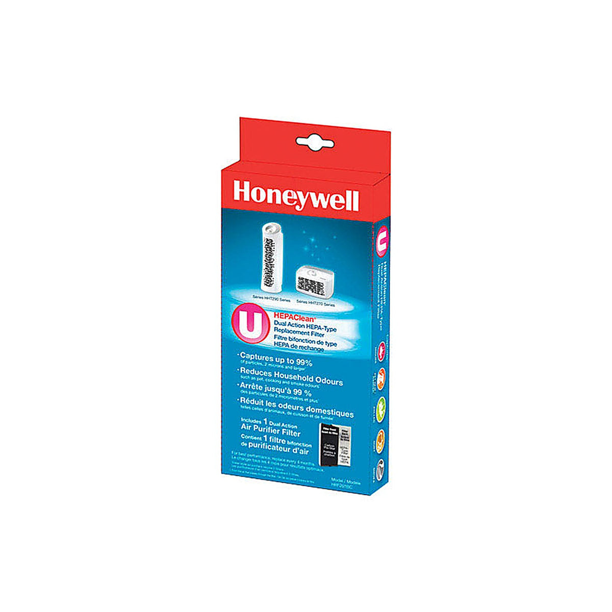 Honeywell HRF201B HEPAClean 10.24 in. H X 1.5 in. W Rectangular Air Purifier Filter