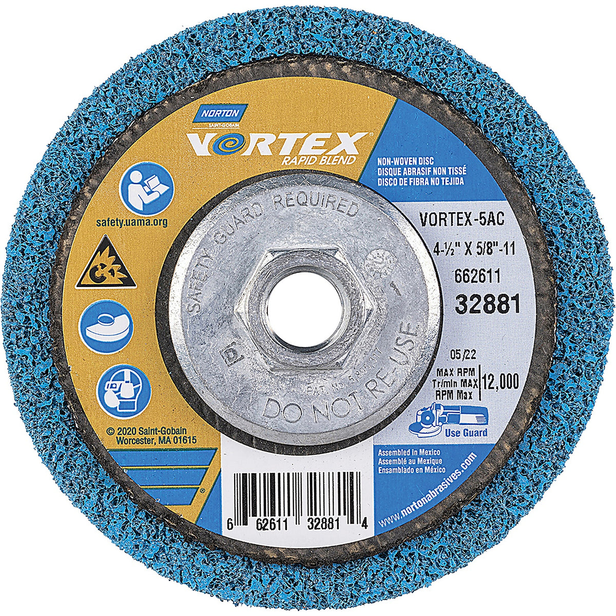 Norton - 662611-32881 - 4-1/2 in. NW Disc