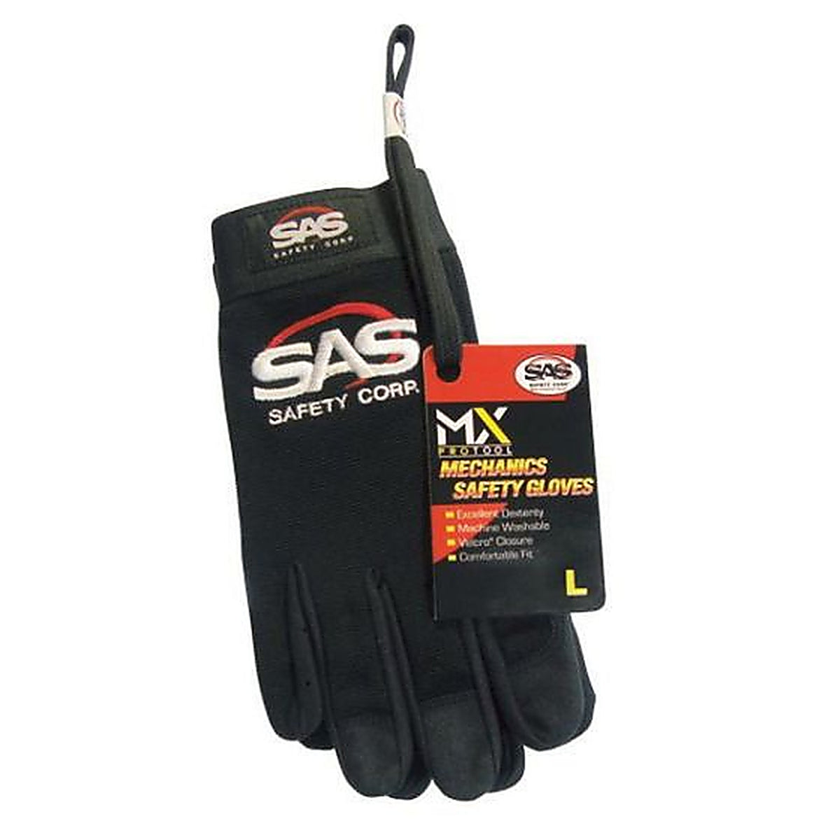 SAS Safety 6652 Mechanics PRO Tool Glove, Black Medium