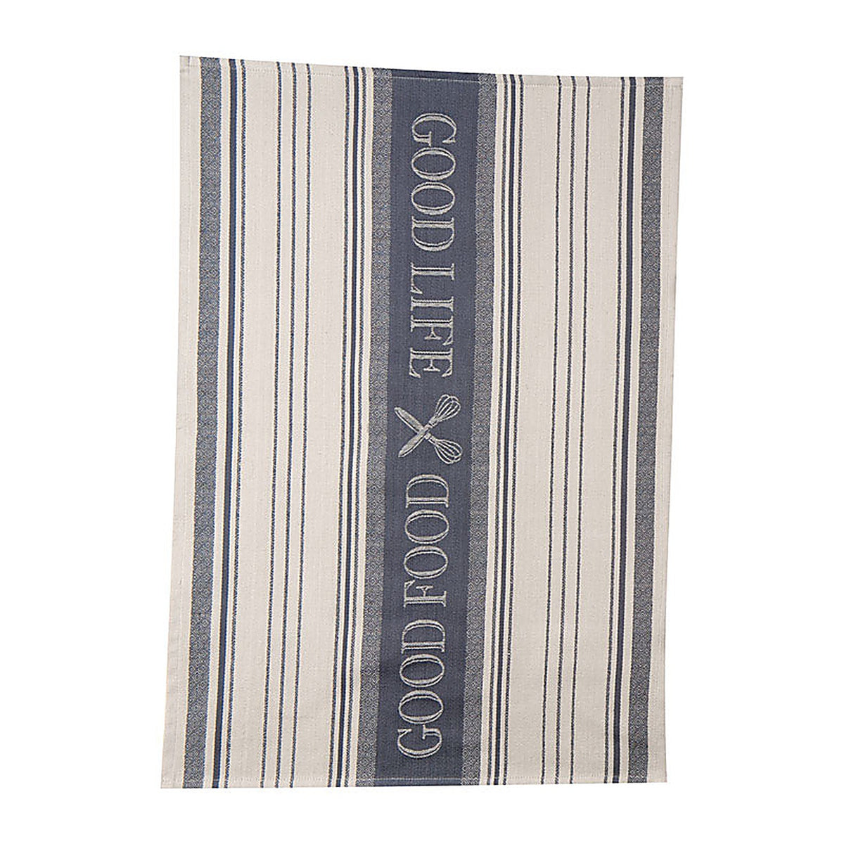 Kay Dee R3238 Cooks Kitchen Graphite Cotton Woven Jacquard Tea Towel 1/Pack