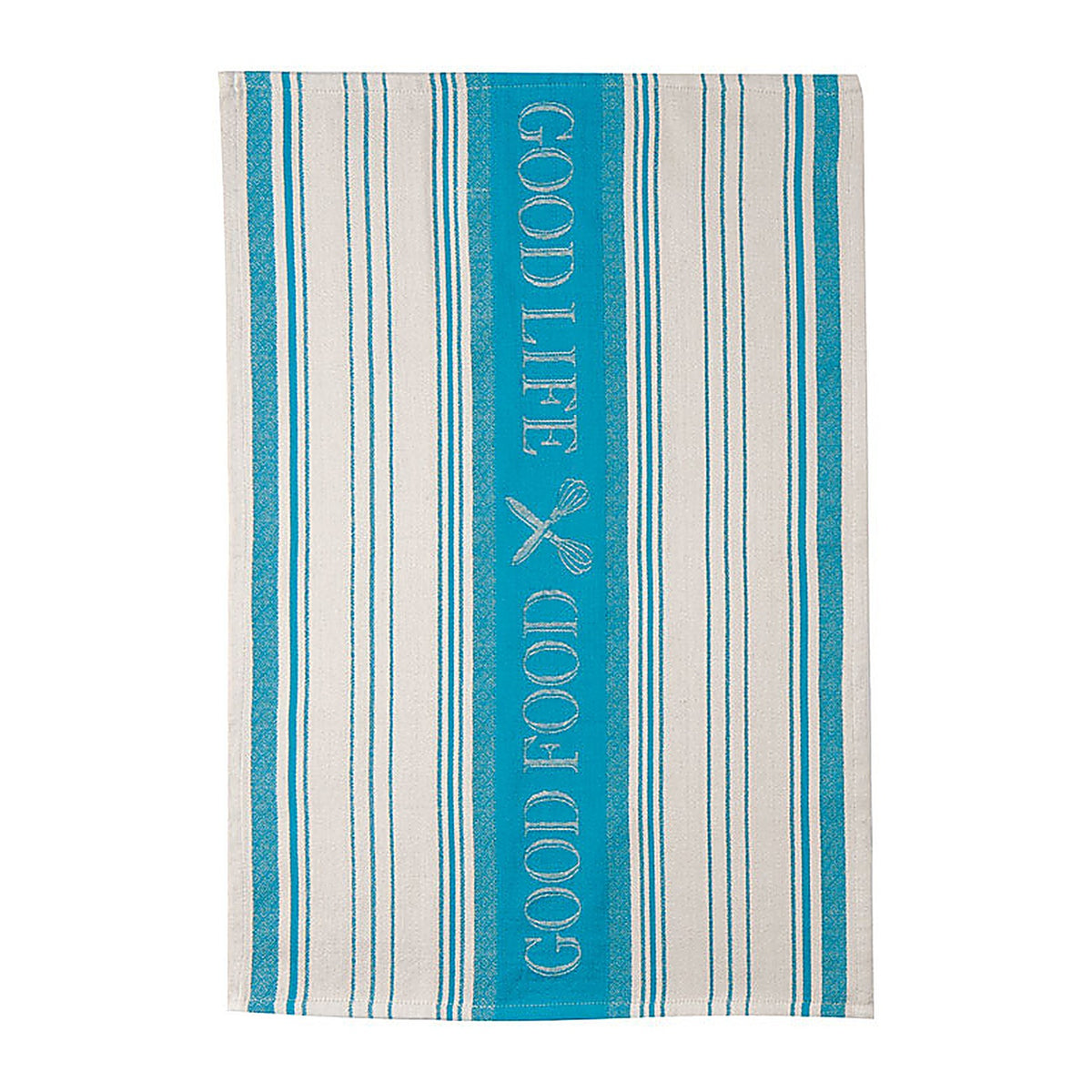Kay Dee R3218 Cooks Kitchen Teal Cotton Tea Towel 1/Pack