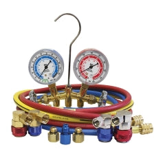 Mastercool 66661-AYF R1234yf/R134a Brass Manifold Gauge Set