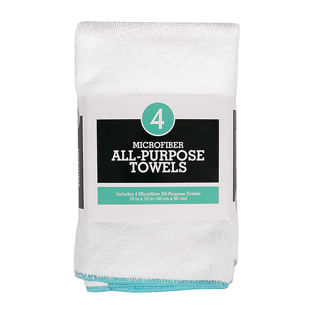 Ritz 90122 White Microfiber Solid Kitchen Towel 4/Pack