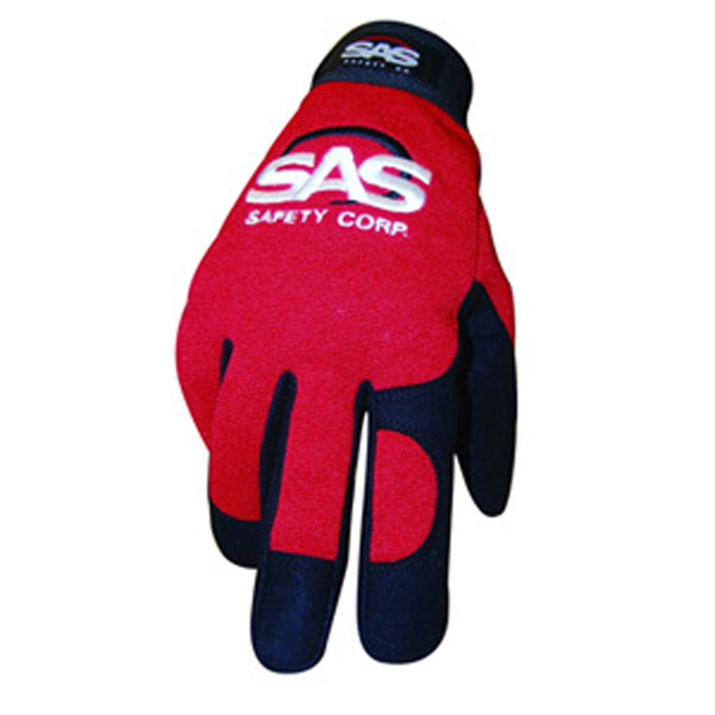 SAS Safety 6673 MECHANICs PRO TOOL GLOVE (Red) Large
