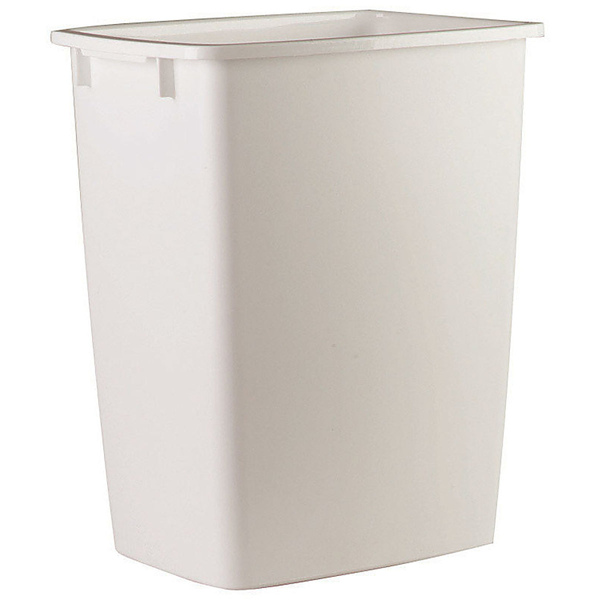 Rubbermaid 2806-TP-WHT 9 gal White Plastic Open Top Trash Can