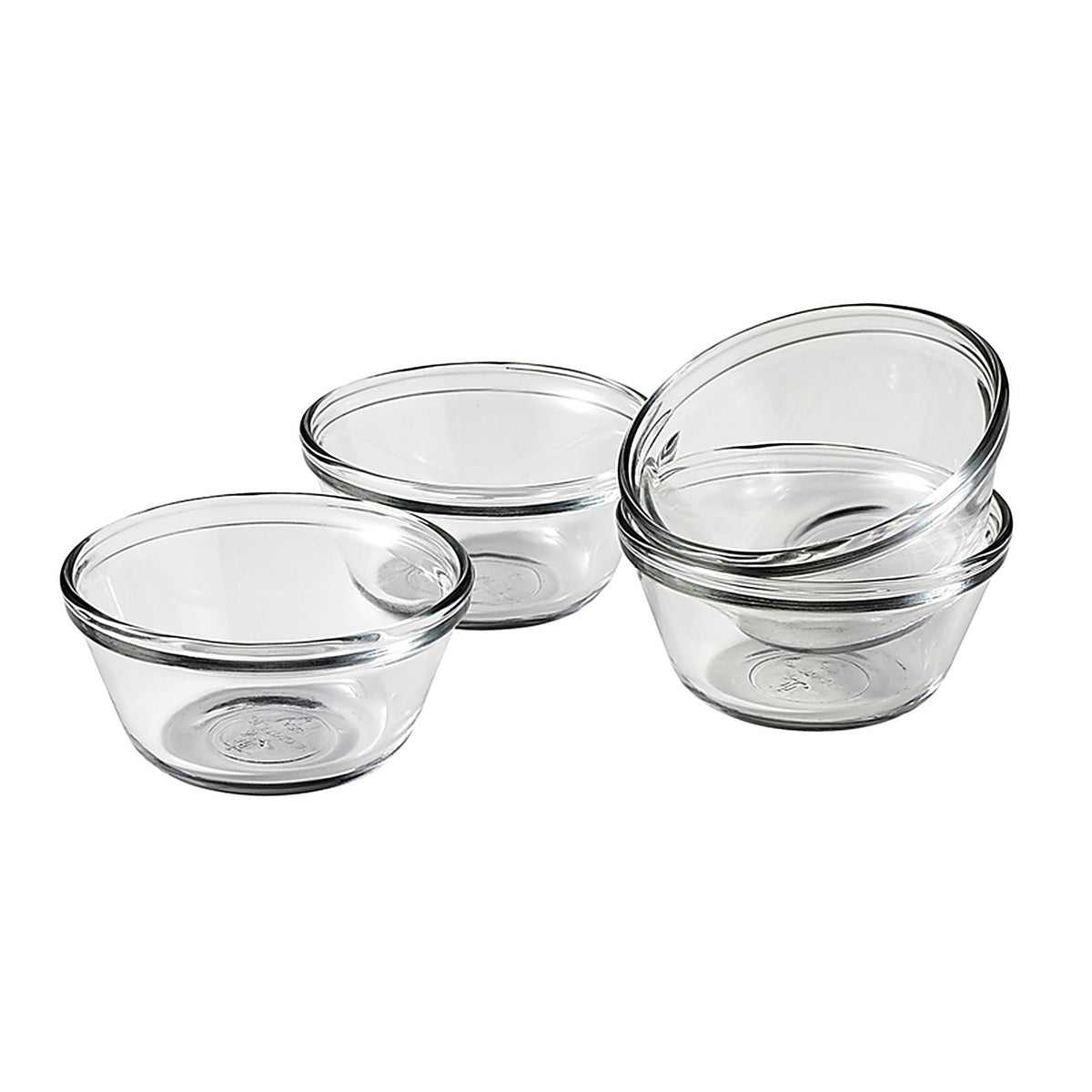 Anchor Hocking - 81672L20 - 4.00 In. W X 4.00 In. L Custard Cups Clear