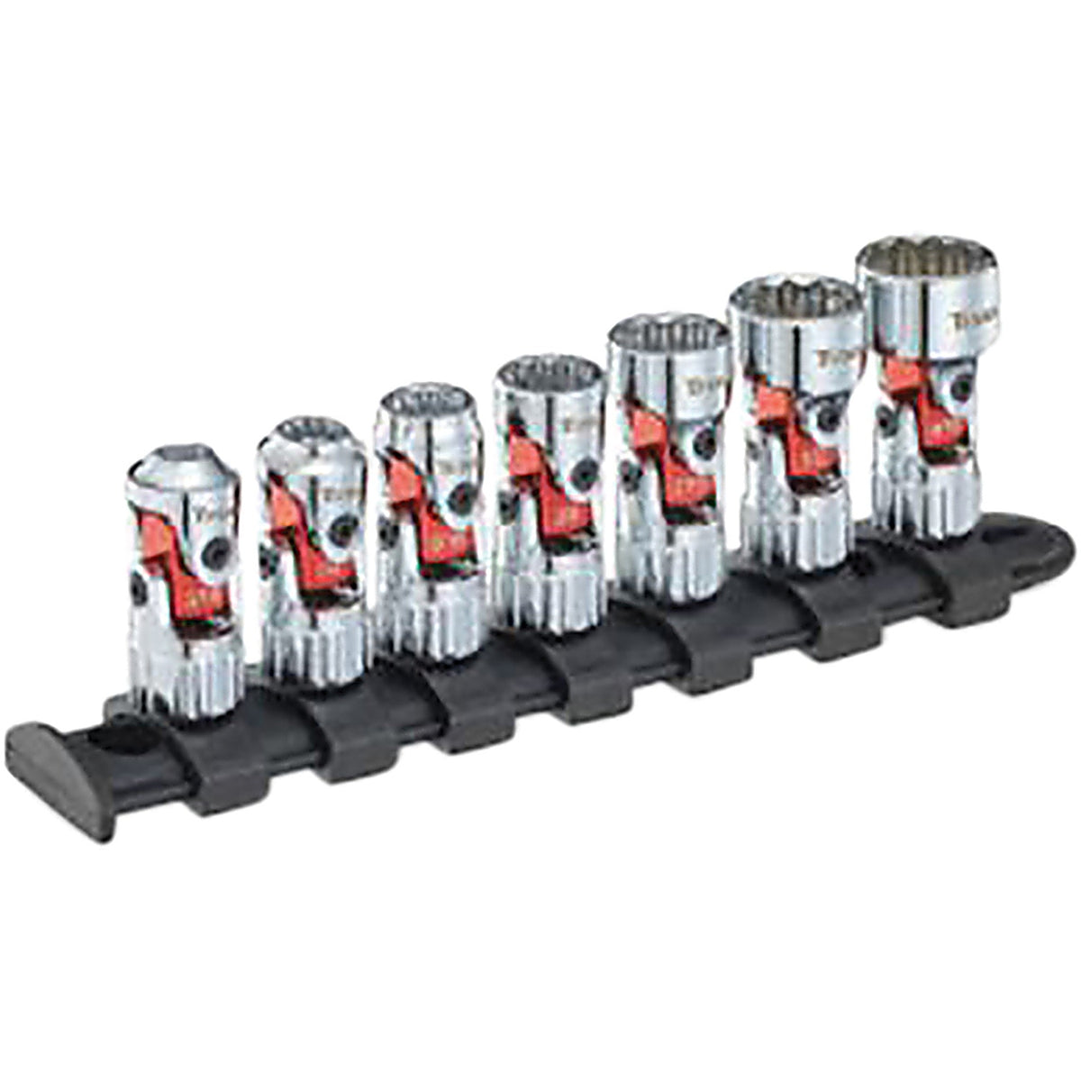 Titan - 66860 - 8 Piece 1/4 in. Drive SAE Auto-Flex Universal Socket Set