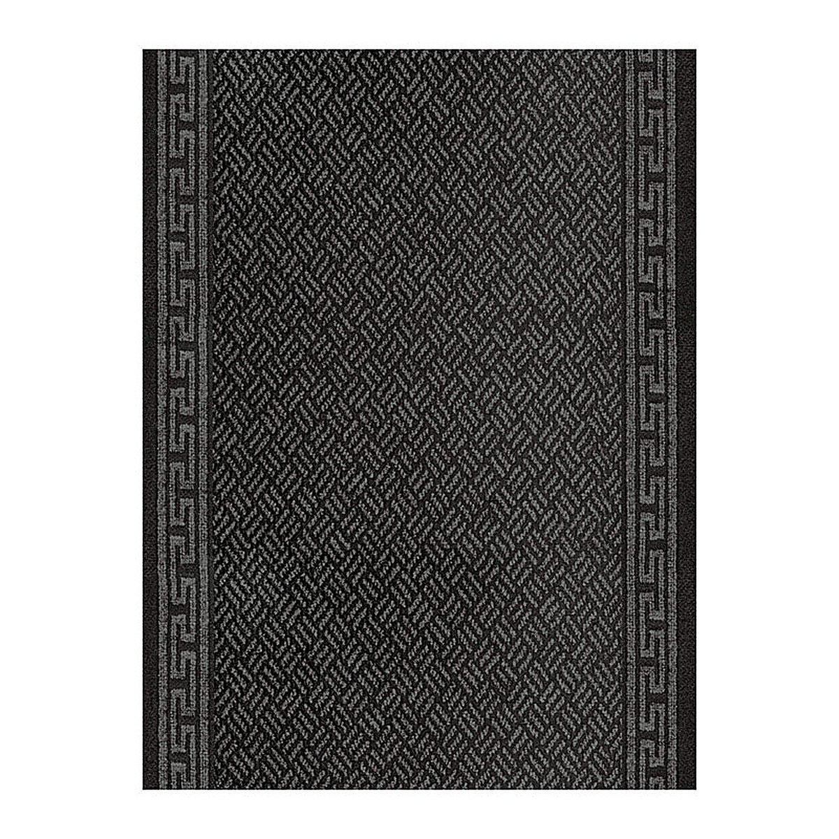 Multy Home MT1003657EA 60 ft. L x 26 in. W Gray Nonslip Carpet Runner