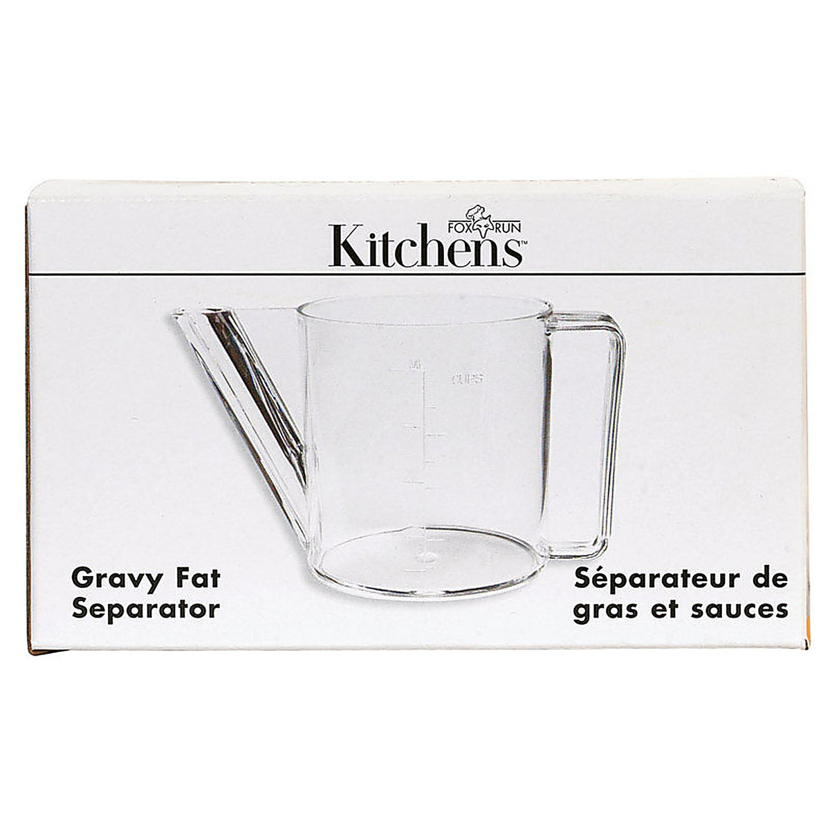 Fox Run - 5598 - Clear Polycarbonate Fat/Gravy Separator 1-1/2 Cups