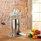 LEM 1606 Mighty Bite Brushed Nickel Silver 1 speed 5 lb. Sausage Stuffer