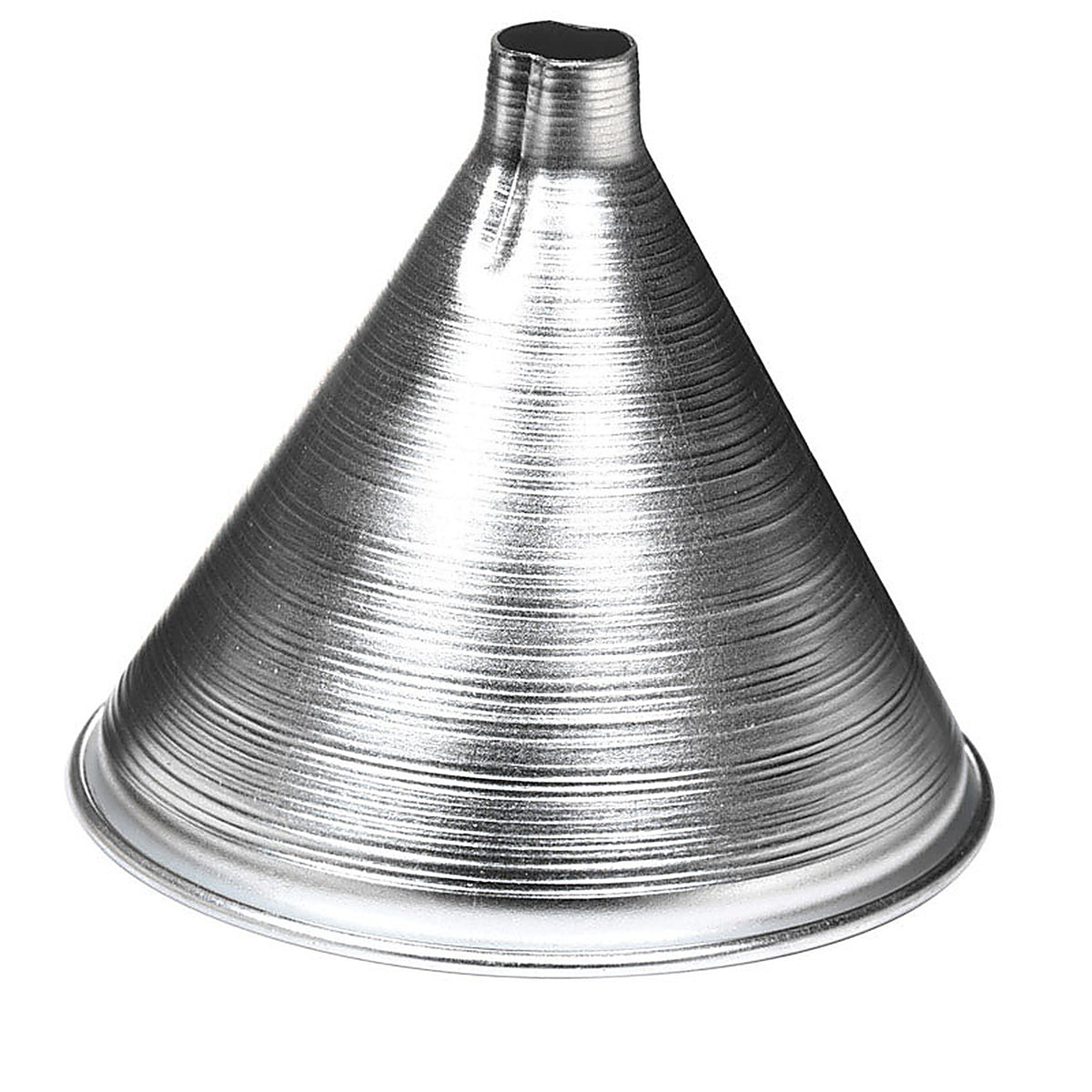Harold Import 697 HIC Silver 4 in. H Aluminum 8 oz. Funnel