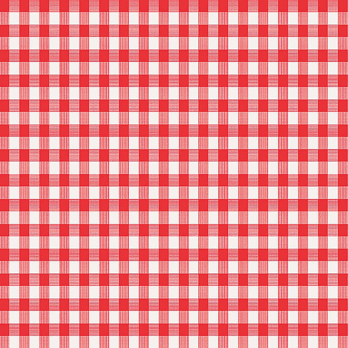Magic Cover - TBL-MC572-36 - Red/White Checkered Vinyl Disposable Tablecloth 90 In. L X 52 In. W