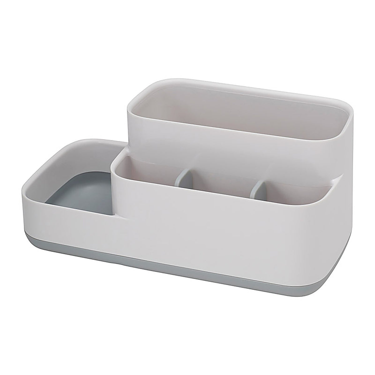Joseph Joseph 70513 EasyStore Gray/White Plastic Caddy/Razor/Toothbrush Holder