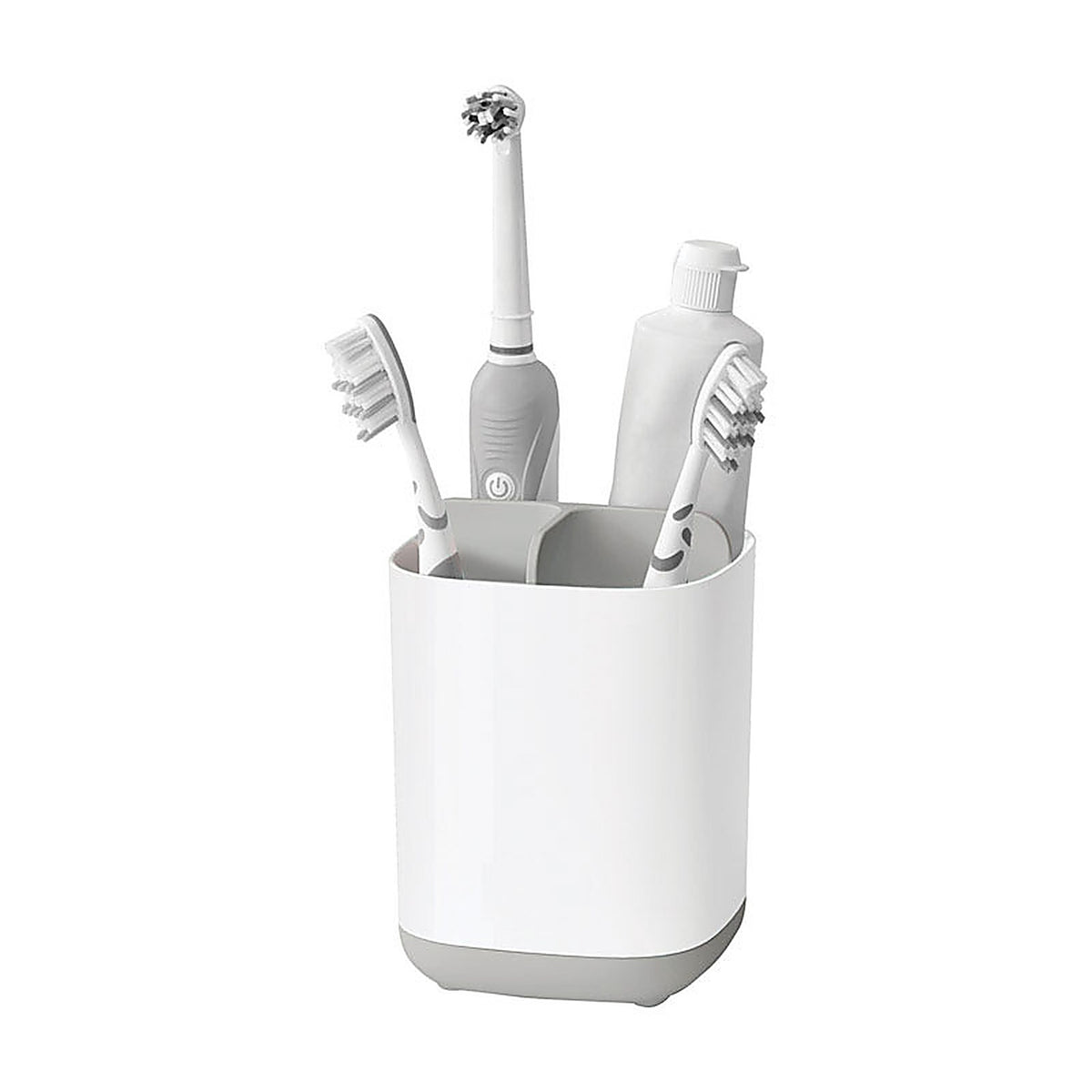 Joseph Joseph 70509 Gray/White Plastic Caddy/Razor/Toothbrush Holder