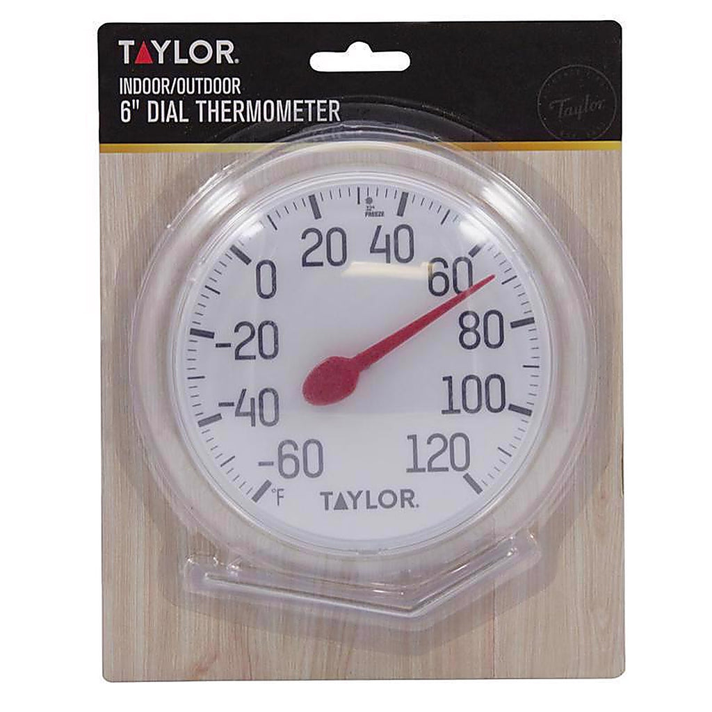 Taylor 5630 Dial Thermometer Plastic White