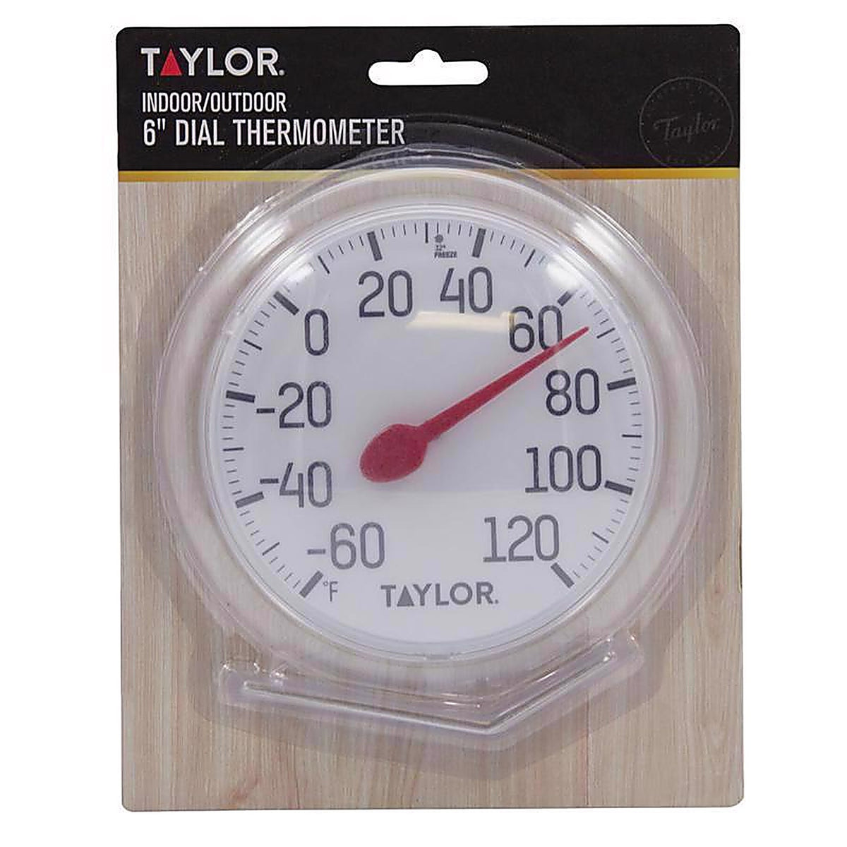 Taylor 5630 Dial Thermometer Plastic White