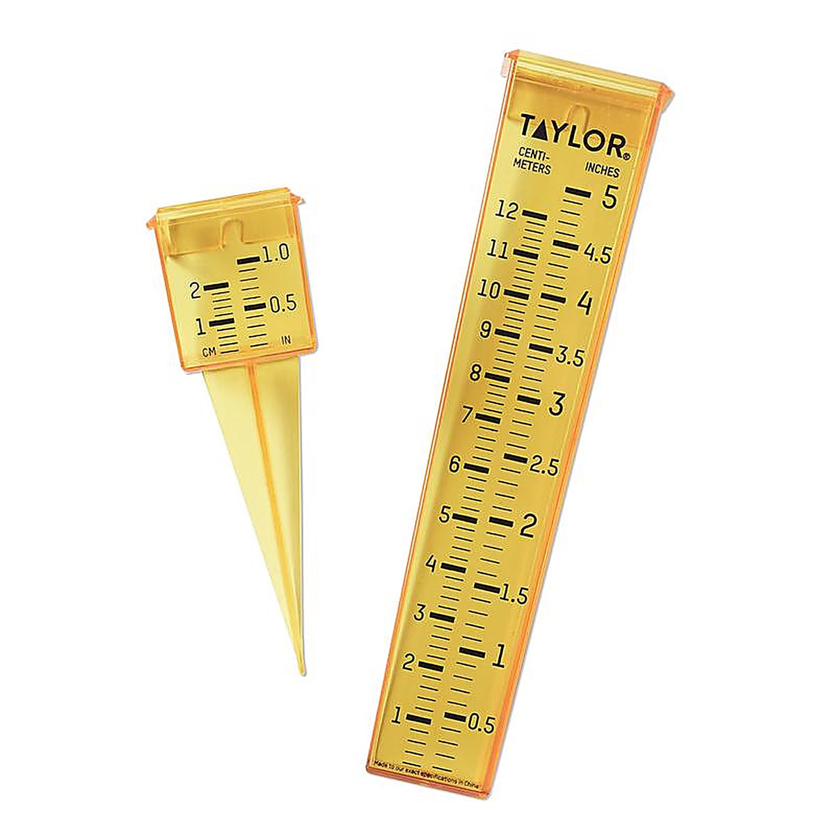 Taylor 2715 Square Rain Gauge Ground 1.2 in. W x 7.8 in. L