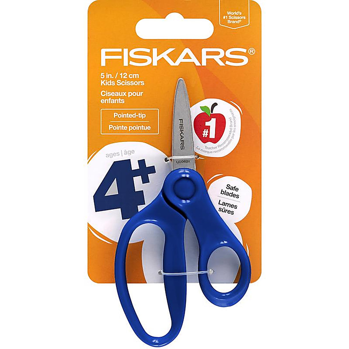 Fiskars 194300-1063 1.8 in. L Stainless Steel Kid Scissors 1 pc