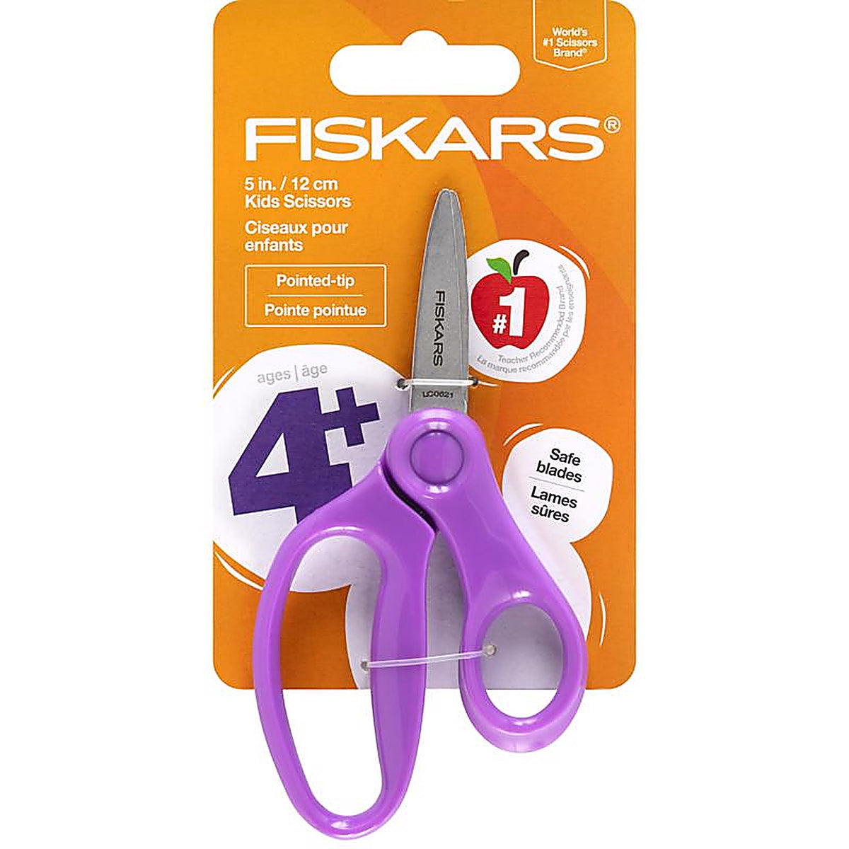 Fiskars 194300-1063 1.8 in. L Stainless Steel Kid Scissors 1 pc