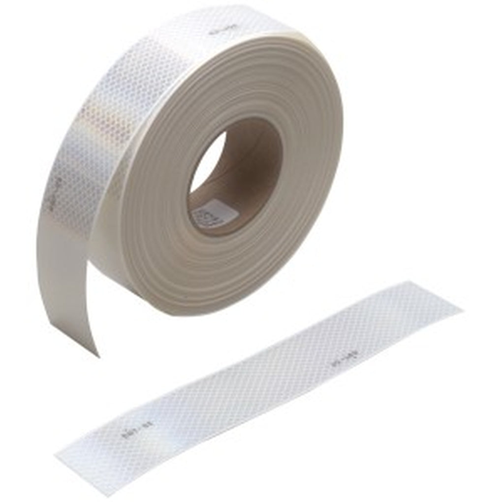 3M 67639 Diamond Grade Conspicuity Marking 983-10 White, (2 inch x 12 inch cuts), 2 inch x 50 yard