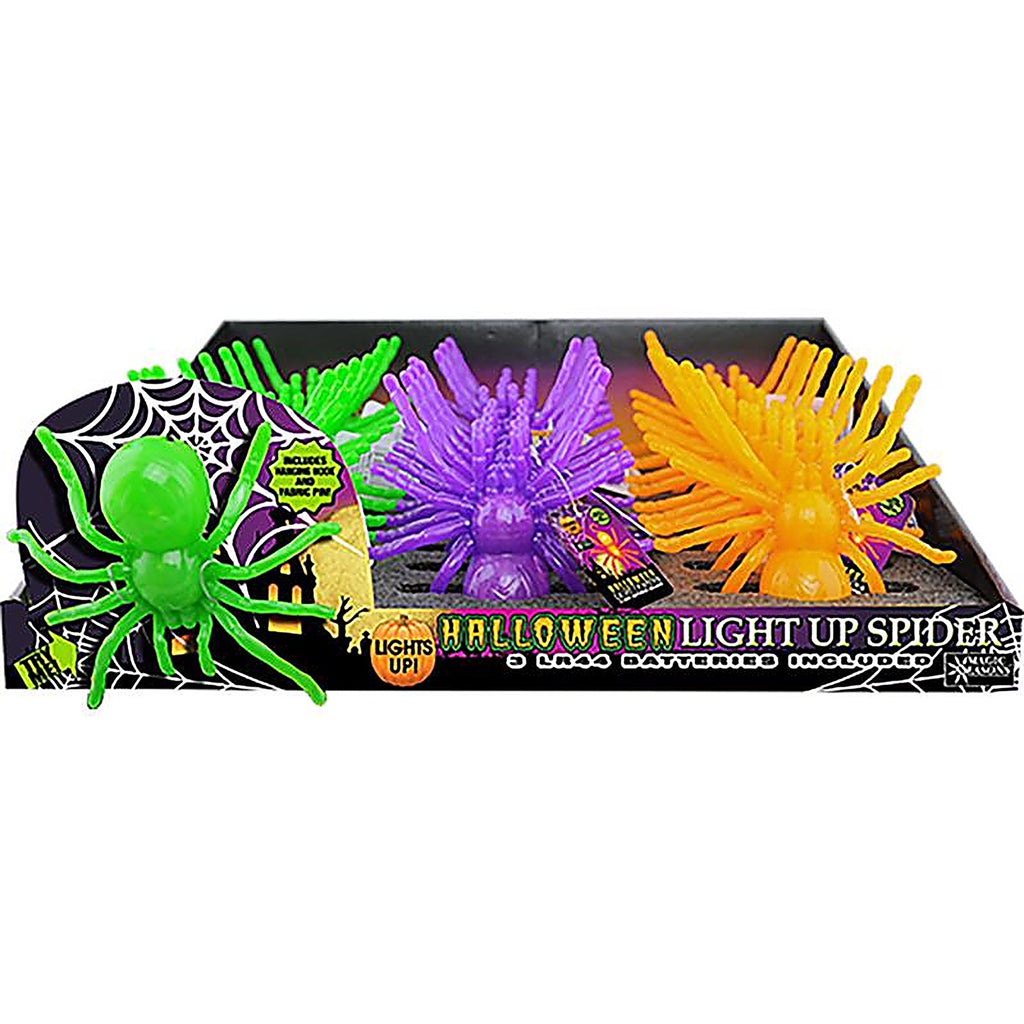 Magic Seasons - 702462 - White 4.75 In. Prelit Light Up Spider