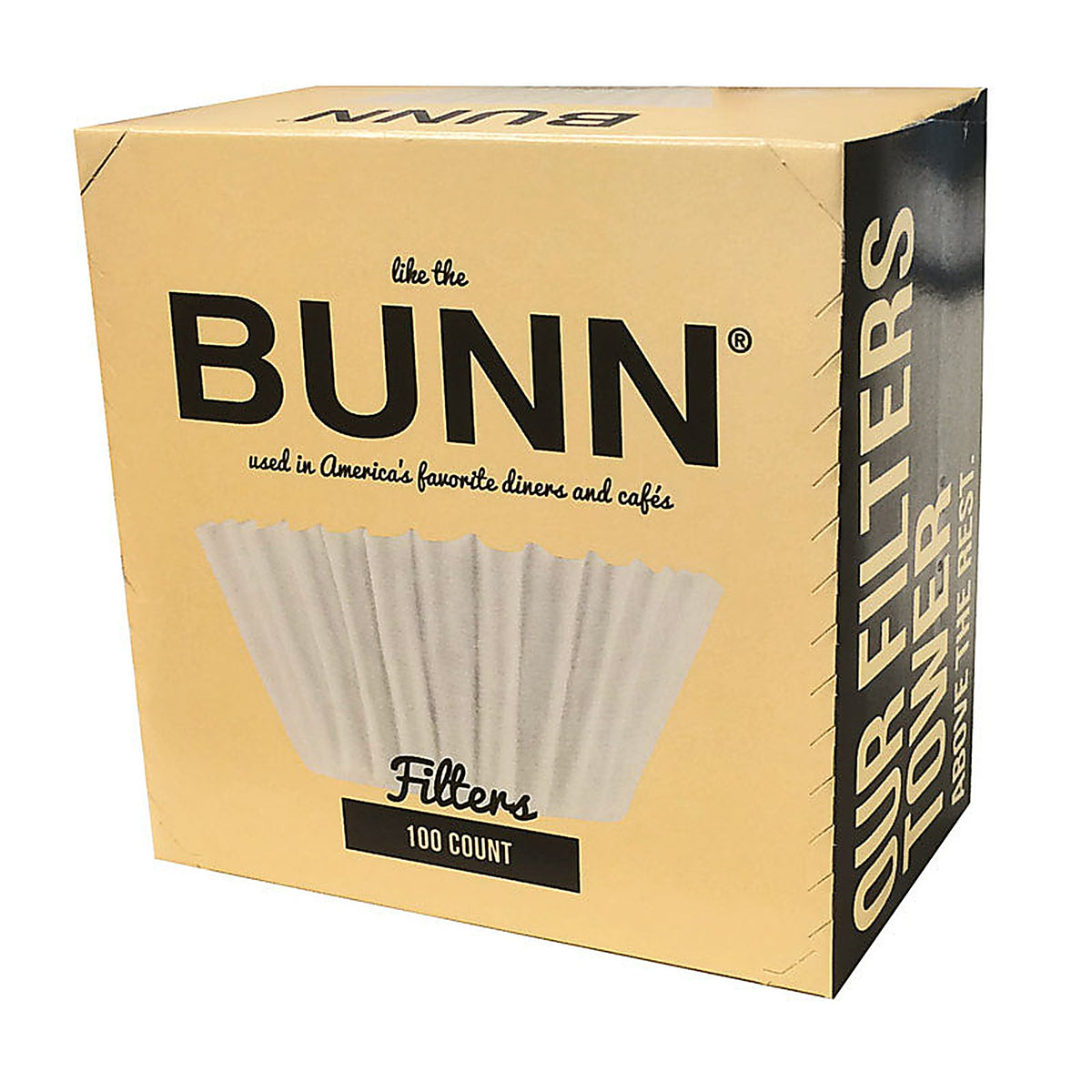 Bunn - 20104.0001 - 12 Cups White Basket Coffee Filter 100 Pack