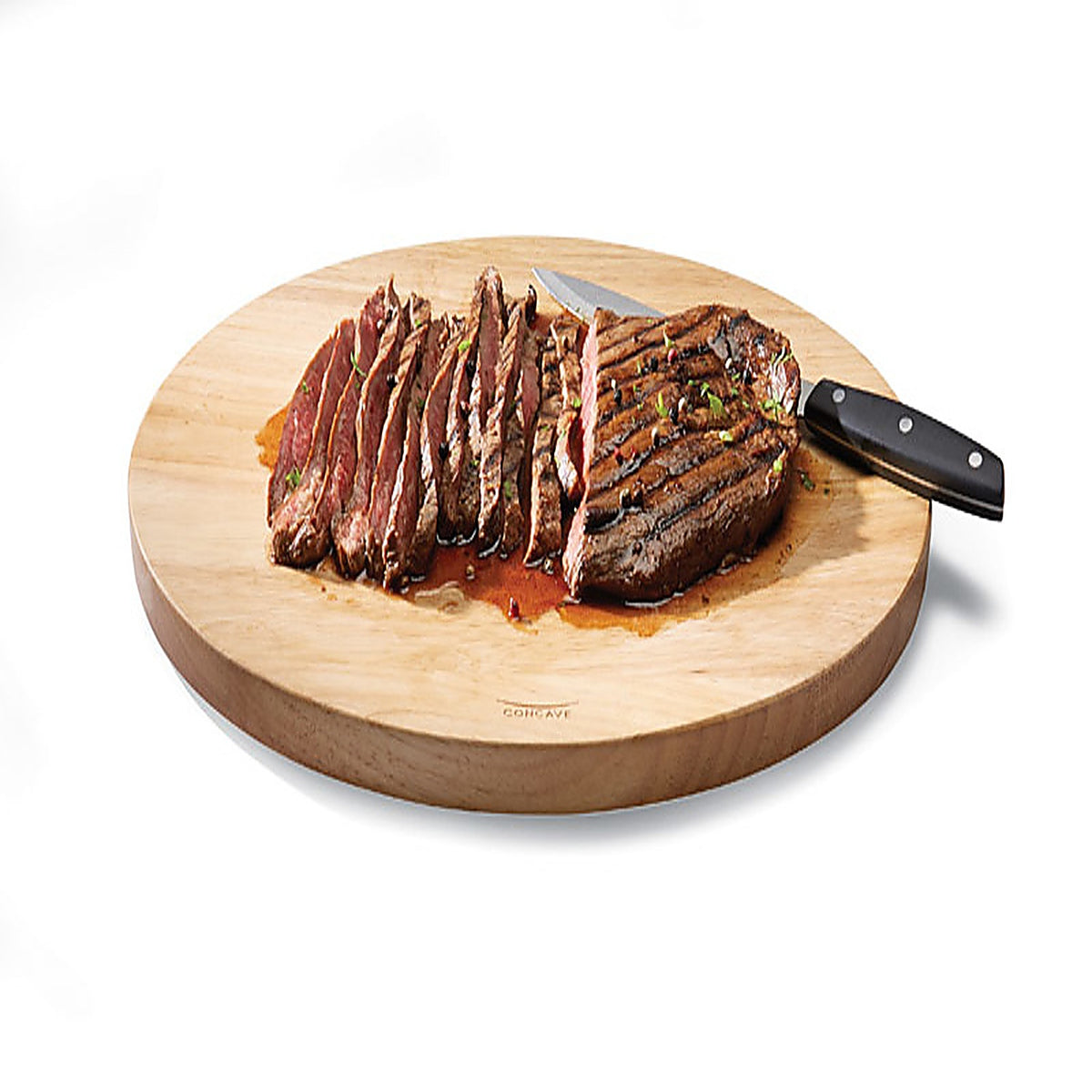 Architec 5901456 Gripperwood 18 in. L X 14 in. W Rubberwood Concave Carving Board