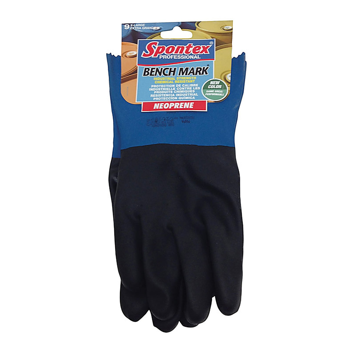 Spontex 33003ZQK Bench Mark Neoprene Gloves L Black 1 pk